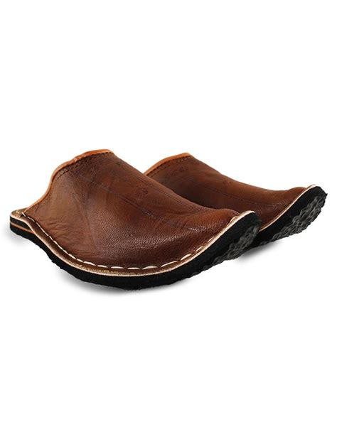 Babouche homme style Aladin cuir véritable – Artisanat Shop.